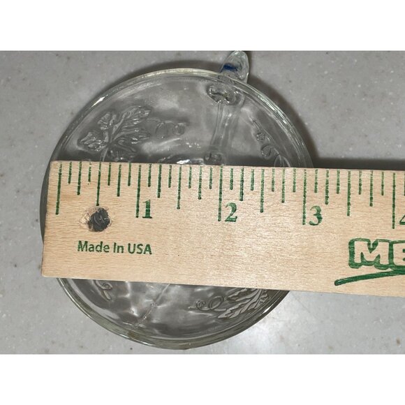 Vintage Punchbowl Glasses Used Matching Set of 2 Grapevines - Picture 8 of 16